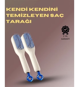 Kendini Temizleyen Masajlı Saç Tarağı – Anti-statik, Ergonomik Tasarım