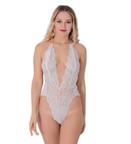 TİSTA Beyaz Fantezi Bralet Body