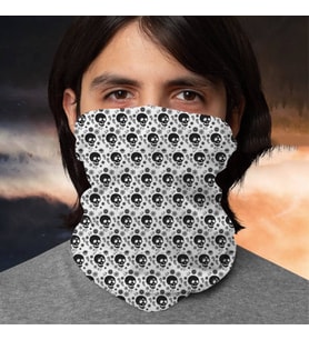 Sevimli Kuru Kafa Motorcu Boyunluk Maske Bandana