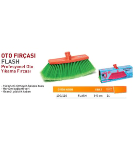 Oto Yıkama Fırçası Profesyonel Fırça 1 Adet (Renksiz)