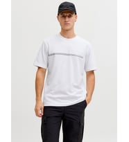 JCOFUSION CHEST BRAND TEE SS CREW NOOS Bright White