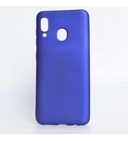 Samsung Galaxy A30 Uyumlu Kılıf Zore Premier Silikon Kapak (SAKS MAVI)