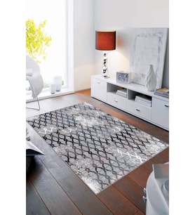 Mavi Spor Kaymaz Tabanlı Makinede Yıkanabilir Halı AR279 - 100 x 160 cm