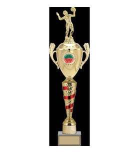 ODAK KUPA - Figürlü Kupalar - Voleybol Kadın Figürlü Kupalar FG-084 B - 63 cm