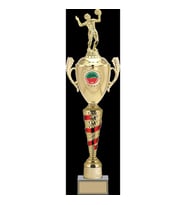 ODAK KUPA - Figürlü Kupalar - Voleybol Kadın Figürlü Kupalar FG-084 B - 63 cm