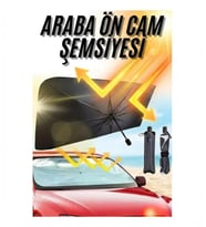 Araba Güneş Göe Koruyucu Şemsiye Oto Ön Cam Güneşlik(145cm*79cm)