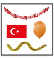 Kika Okul Süsleme Seti