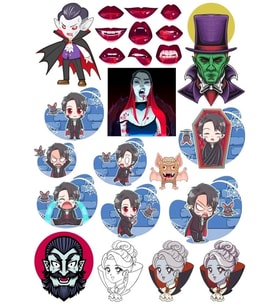Ejderha Sticker Set 3 16 Parça Telefon, Tablet, Defter, Laptop Sticker