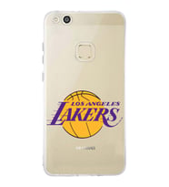 Huawei P10 Lite Uyumlu Kapak LA Lakers Tasarımlı Şeffaf Silikon Kılıf