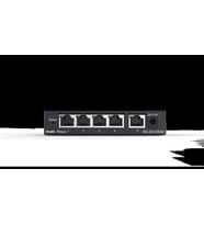 Ruijie-Reyee RG-ES105GD 5 Port 10-100-1000 Mbps Gbit Yönetilemez Switch Çelik Ka (Beyaz)