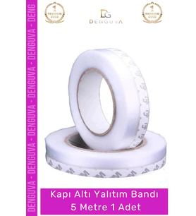 #YalıtımBandı Polimer Silikon Kapı Altı Rüzgar Toz Isı Yalıtımı Yalıtım Şeffaf Şerit Bant 5mt - 1 Ad