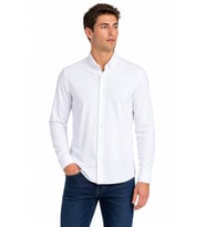 Erkek Spor Silim Likralı Gömlek BGL-ST05413