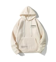 The Happiest Baskılı Oversize Sweatshirt (Bej)