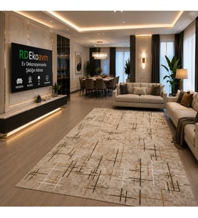 RD EKOAVM Kadife 4 M2 Ve 6 M2 Seçenekli Lastikli Halı Örtüsü ORT351