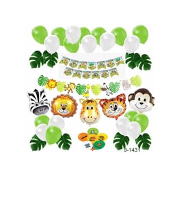 Safari Parti Süslemeleri Set