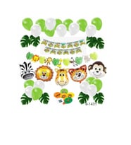 Safari Parti Süslemeleri Set