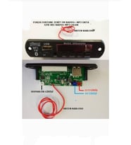 PİLSAN  12 VOLT ATTACK ve 4x4 PANZER JEEP  İÇİN  FM RADYO MP3+USB GİRİŞ+BLUETOOTH