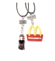 TEDZ COLLECTİON Fast Food Arkadaşlık Kolyesi