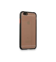 Çınarcık Dev iPhone 6 Kılıf Miami Şeffaf Silikon - Kırmızı