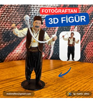 MakinaFleo Kişiye Özel 3D Meslek Figürü (20cm)
