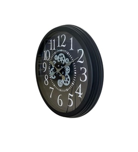 Heritage Black 60 Cm Çarklı Duvar Saati (Standart)