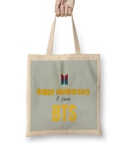 Happy 8 Years To Bts Army Gift Merch Bez Çanta Uzun Saplı