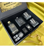 Kişiye Özel Üretilen Premium Viski Bardağı & Puro Seti