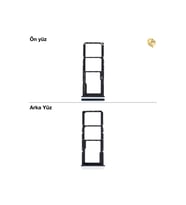 Samsung Galaxy A50S Sim İç Yuvası Çiftli Çiftli sim yuvası ikili sim tepsisi çiftli sim aparatı dual sim çekmecesi