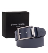 Pierre Cardin Deri Erkek Kemer (En 4 cm) PC3100 (Lacivert)