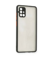 Galaxy A71 Kılıf Montreal Kapak - Siyah