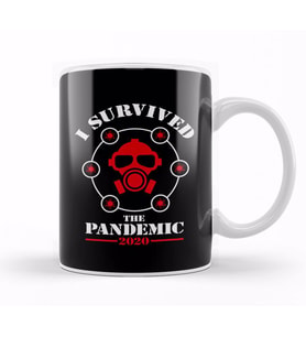 I Survived The Pandemic 2020 Kupa Bardak Porselen