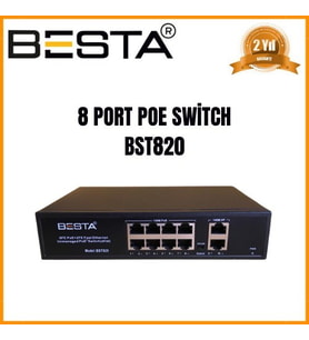 MCG  8 PORT POE SWİTCH BST820