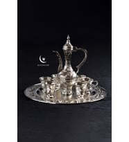 Hediyelik/ Dekoratif Gümüş Zemzem Takımı 8 Parça Set