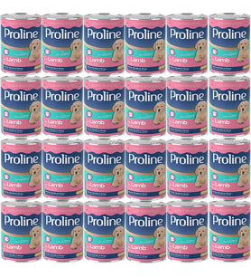 Proline Kuzu Etli Yavru Köpek Konservesi 400 Gr*24 Adet (Kahverengi)