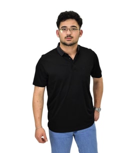 Erkek Polo Yaka Cepli Merserize Tişört 6270 BGL-ST04535 (Siyah)