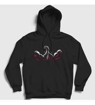 Presmono Unisex Siyah Arm Wrestling Bilek Güreşi Kapüşonlu Sweatshirt 495427tt