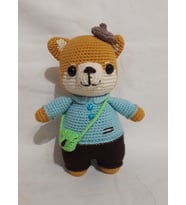 Shiba Köpek Amigurumi Organik Oyuncak
