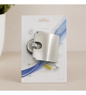 Northcity Vidalı Metal WC Kağıtlık Geniş Kapaklı