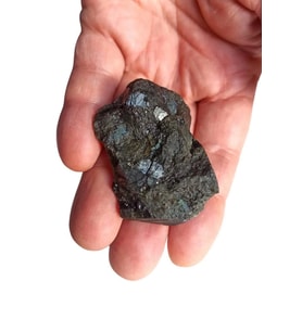 Doğal Larvikite Taşı Küçük Parça Siyah Labradorit 200-2