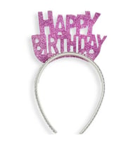 Mini Party Store Eva Taç Mor Happy Bırthday