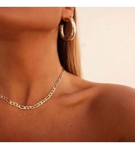VİNTAGE KOLYE 40 CM ZİNCİR KOLYE GOLD ALTIN KAPLAMA GARANTİ BELGELİ