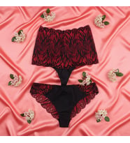 Kadın 2 li Dantelli Slip Külot Set BB2150