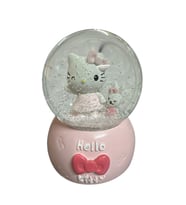 Hello Kitty Ve Ayıcık Müzikli Işıklı Büyük Boy Kar Küresi