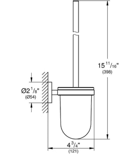 Grohe Tuvalet Fırçalık Essentials Hard Graphite - 40374A01 (Çok Renkli)