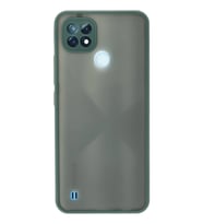 Realme C21 Kılıf Montreal Silikon Kapak - Yeşil