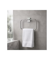 Gümüş Krom Pirinç Paslanmaz Çelik Banyo Havluluk
