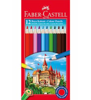 12 Li Kuru Boya Karton Kuruboya 1 Adet Faber Castel Kuru Boya 12 Renk Karton Kutu (Karışık)