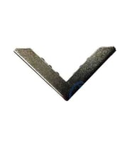Kitap, Kapak, Menü, Albüm Köşesi, Büyük - 23x40mm, Nikel, 500 Adet