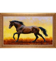 ALTIN ÇERÇEVELİ PASPARTULU TABLO CR1517