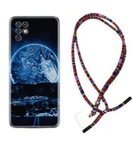 INFINIX Note 11 Pro Note 10 Hot 9 Play Kılıf Boyun Asklı Rasta Silikon Mavi Gece 1605